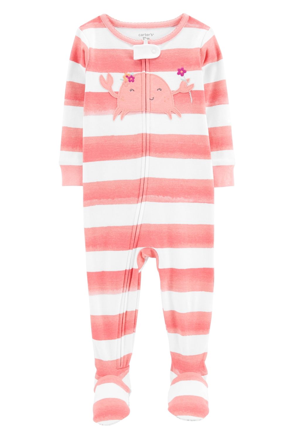 CARTER'S - Pijama Algodón Aplicación Cangrejo  Niña