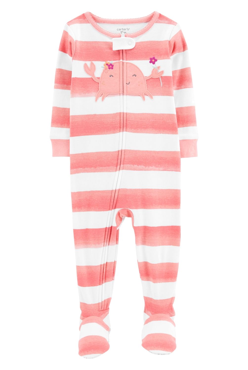 CARTER'S - Pijama Algodón Aplicación Cangrejo  Niña