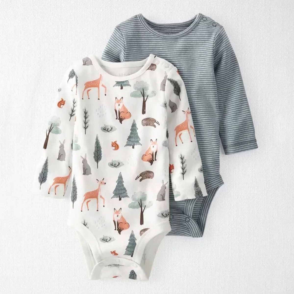 CARTER'S - Pack de Bodys 2 Unidades Algodon Orgánico Bebé Unisex Carter's