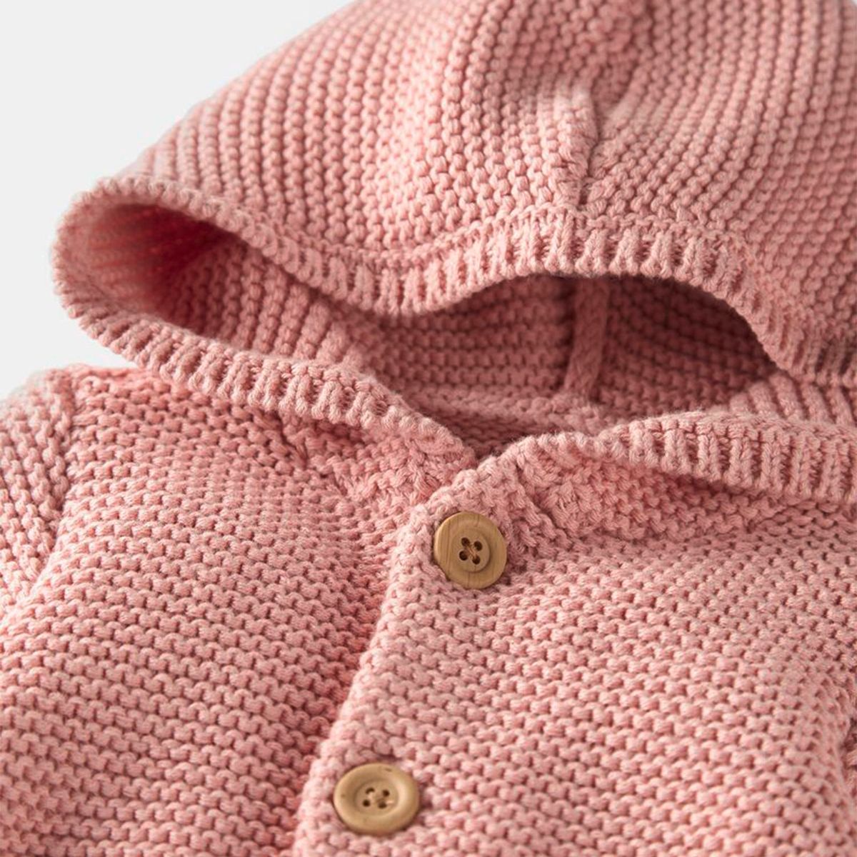 CARTER'S - Chaleco Con Capucha Algodón Orgánico Bebé Niña Carter's