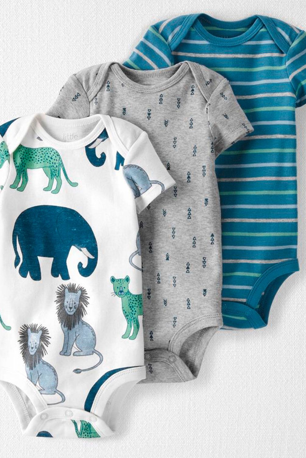 CARTER'S - Pack de Bodys 3 Unidades Algodón Orgánico Bebé Niño Carter's