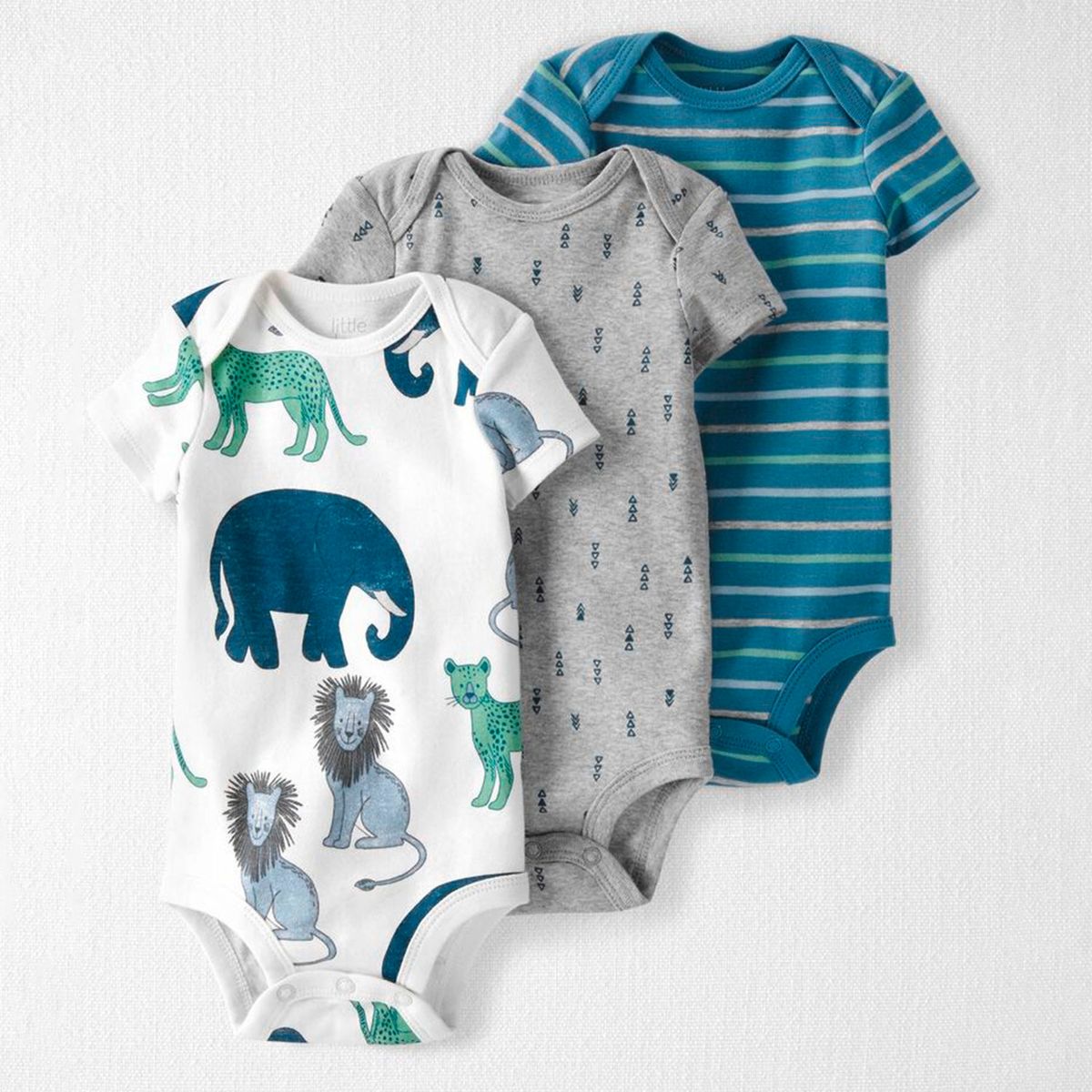 CARTER'S - Pack de Bodys 3 Unidades Algodón Orgánico Bebé Niño Carter's