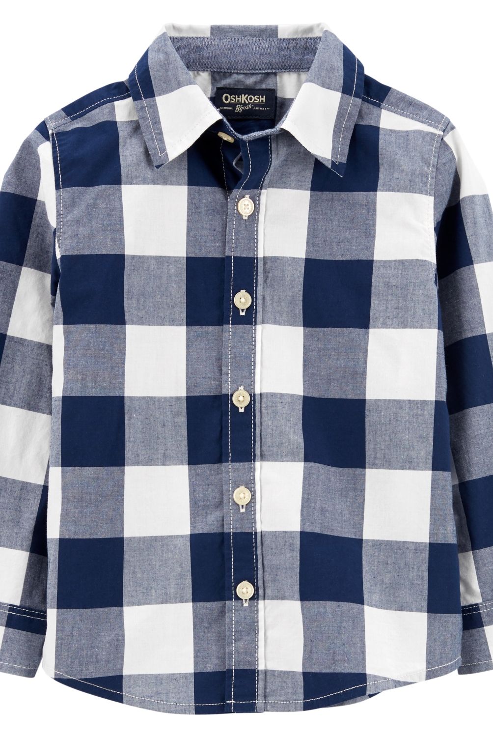OSHKOSH - Oshkosh Camisa Algodón a Cuadros  Niño
