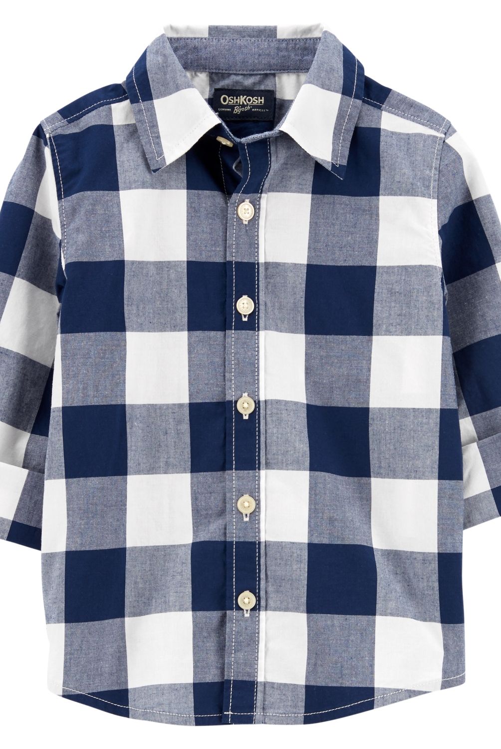 OSHKOSH - Oshkosh Camisa Algodón a Cuadros  Niño