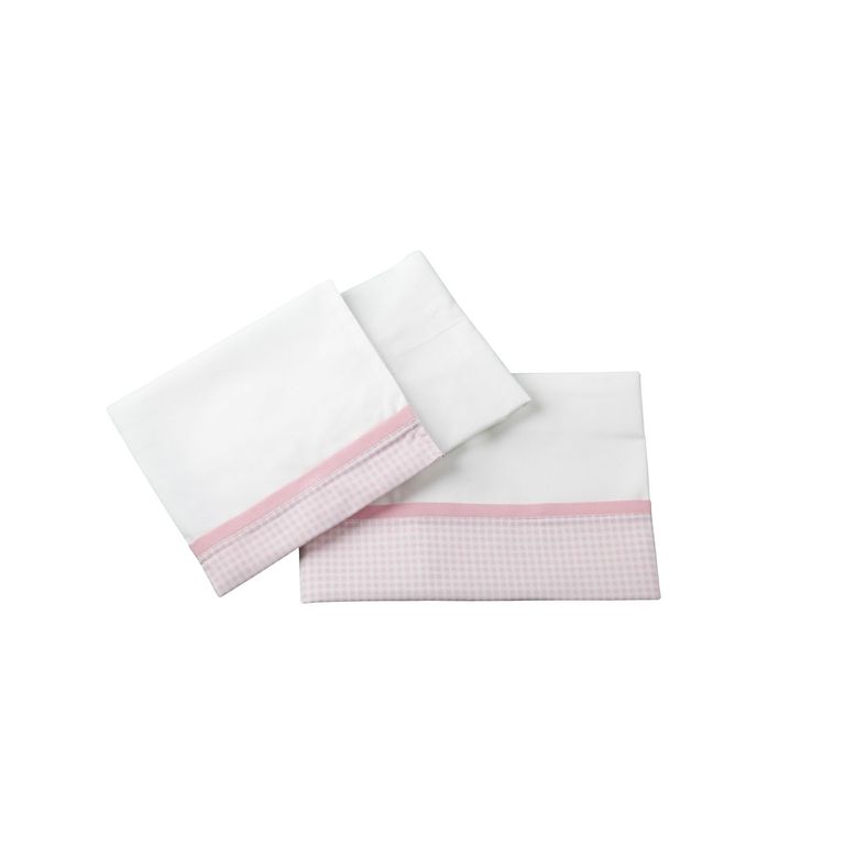Juego Sabanas Moisés Cuadro Rosado