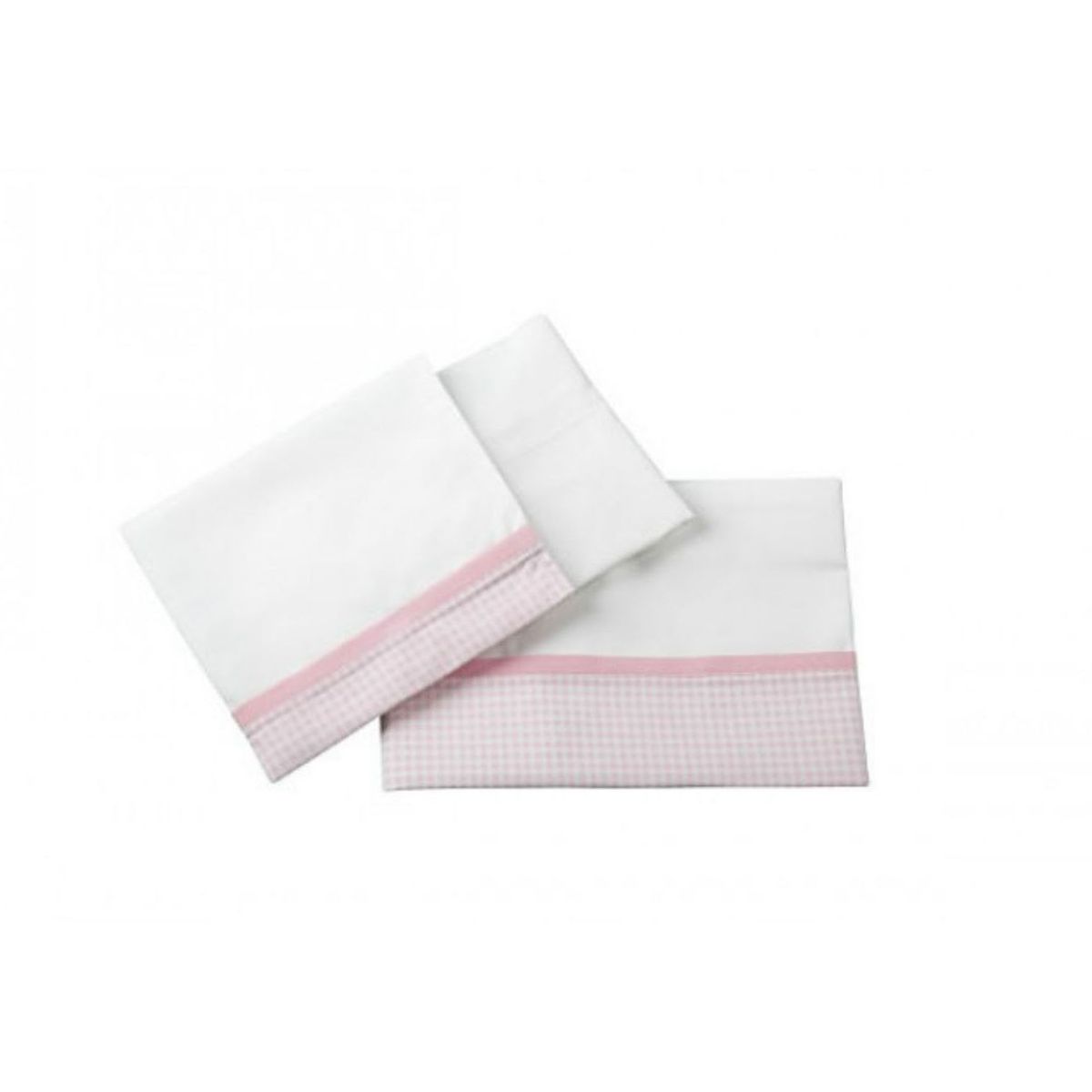 BEE BEE - Bee Bee Juego  Sabana Nido 90 X 175 Cuadro Rosa