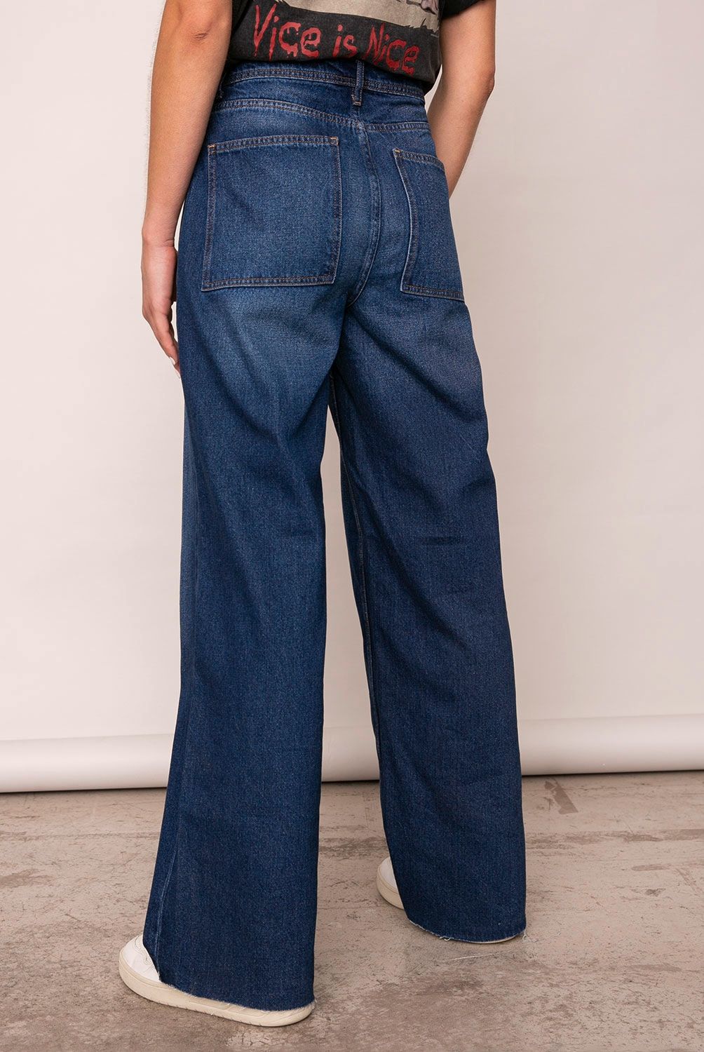 ONLY - Jeans Tiro Alto Algodón Mujer Only