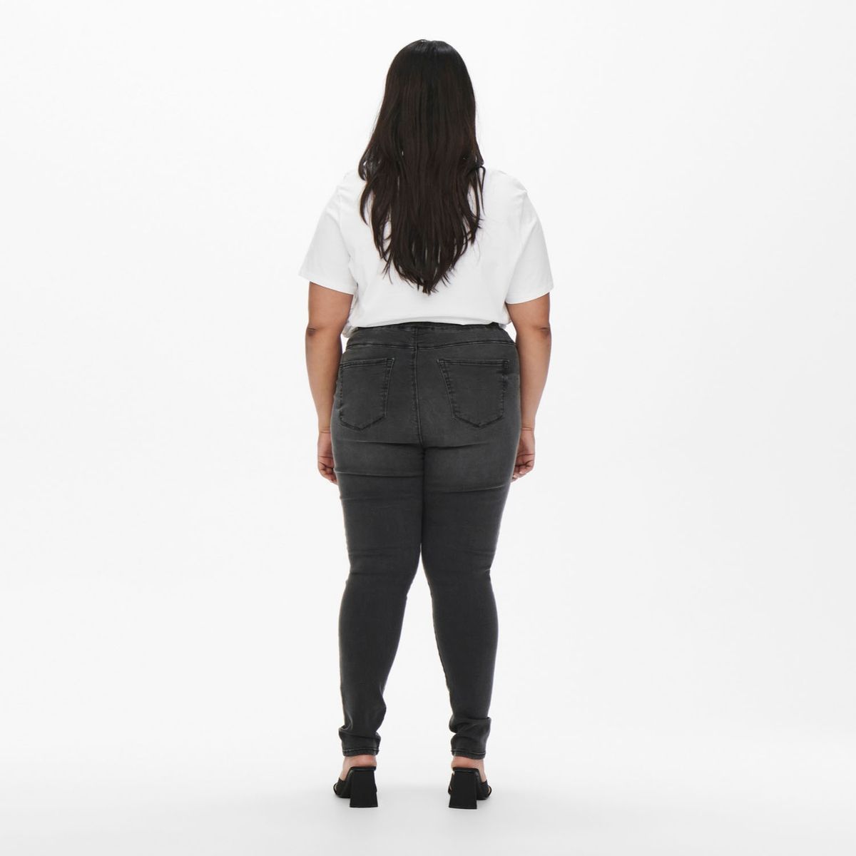 ONLY - Jeans Algodón Skinny Tiro Alto Mujer Only