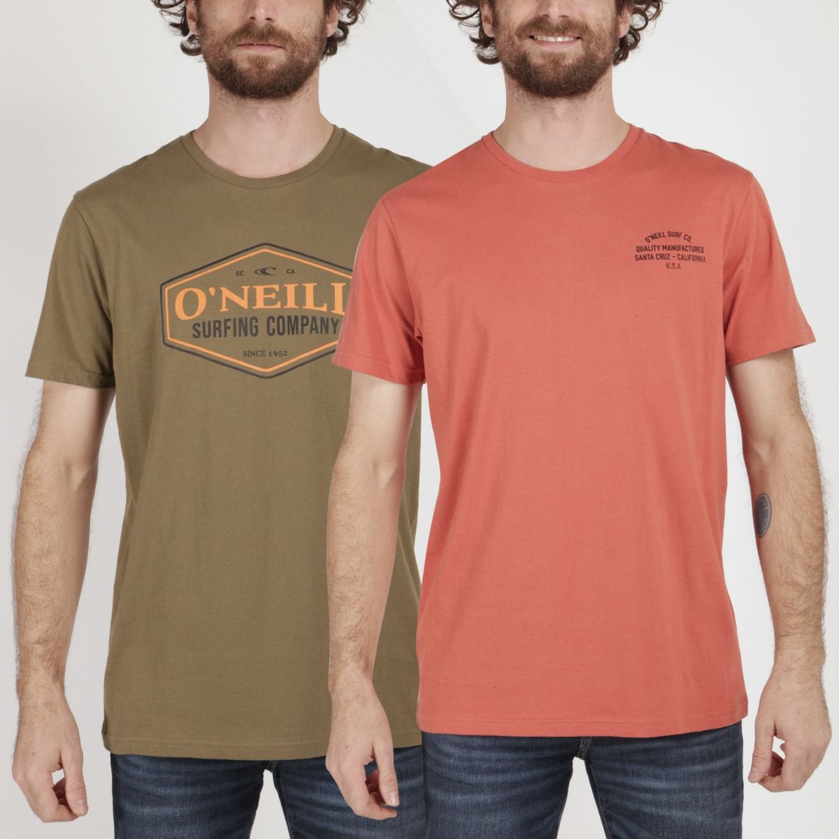 O'NEILL - Oneill Pack de 2 Poleras Manga Corta Hombre