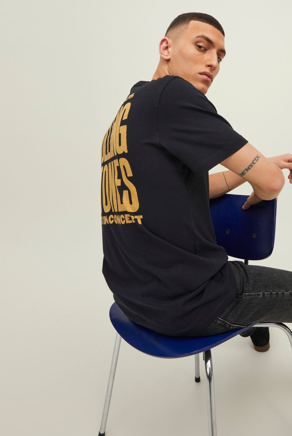 JACK&JONES - Polera Manga Corta Rolling Stones Hombre Jack&Jones
