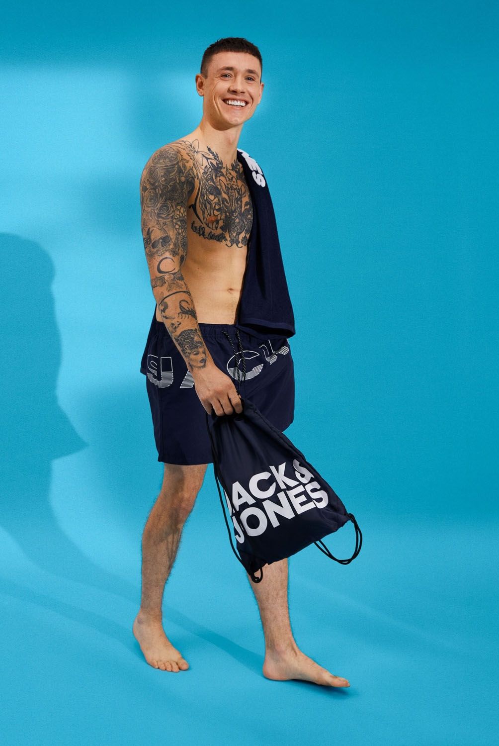 JACK&JONES - Pack Playa Short + Toalla Hombre Jack&Jones