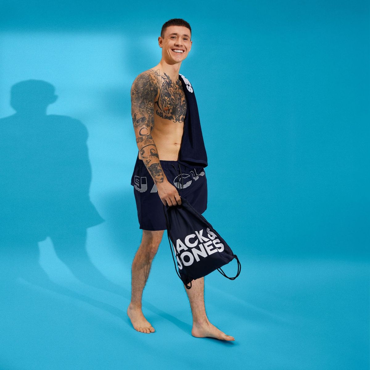 JACK&JONES - Pack Playa Short + Toalla Hombre Jack&Jones