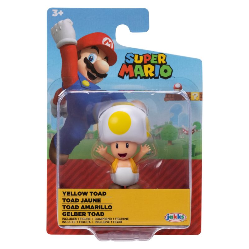 NINTENDO - Nintendo Figura de Acción Super Mario Limited Toad Amarillo