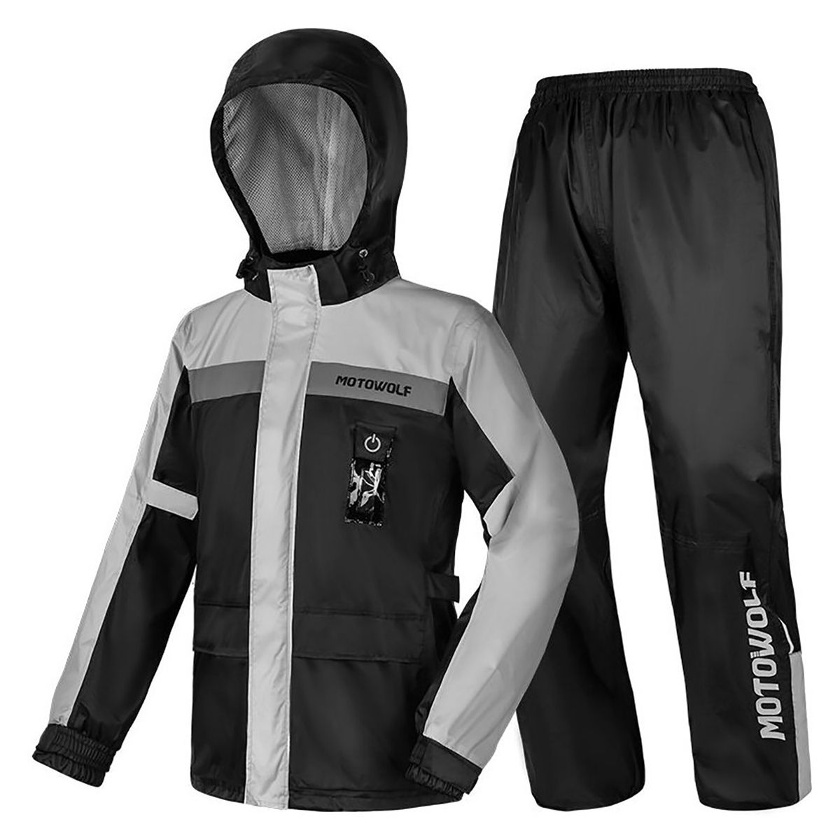 MOTOWOLF - Traje Impermeable para Motociclismo Motowolf 0402