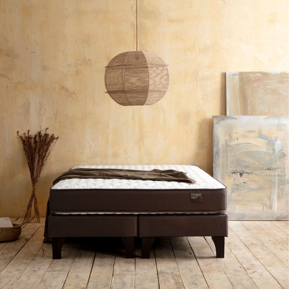 ROSEN - Cama Europea Ergo T 2 Plazas X 2.00Mt Base Dividida Rosen