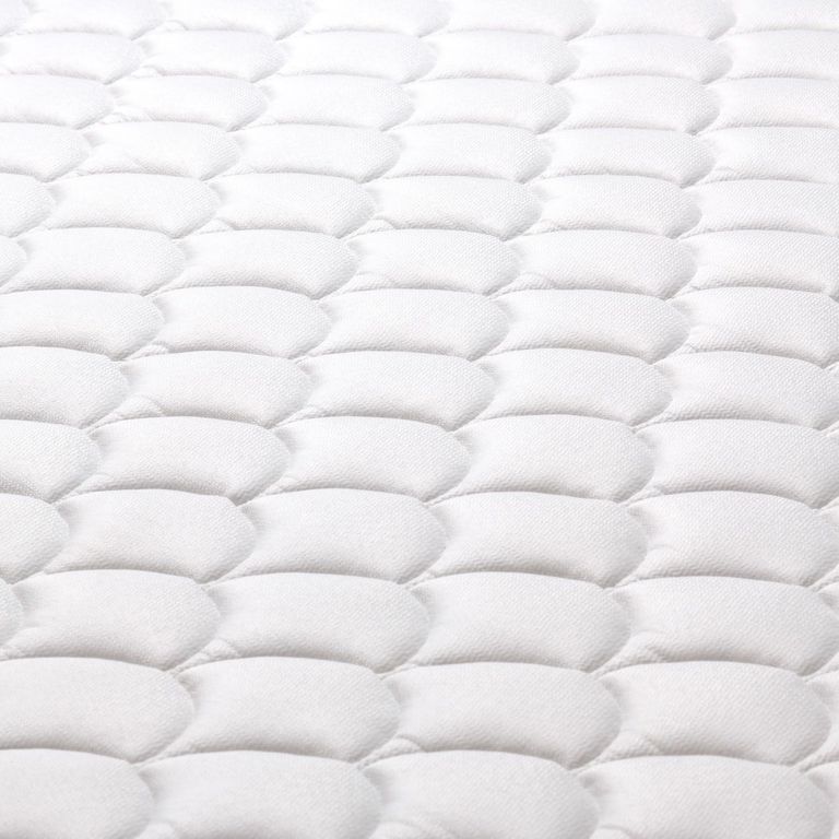 ROSEN Cama Europea New Ergo T 2 Plazas x 2.00 mt Base Normal + Respaldo + 2 Veladores