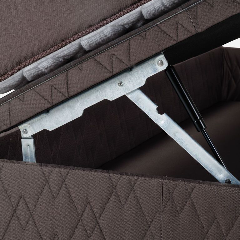 Cama baúl New Ergo T 1.5 Plazas x 2.00 mt + Respaldo + 1 Velador