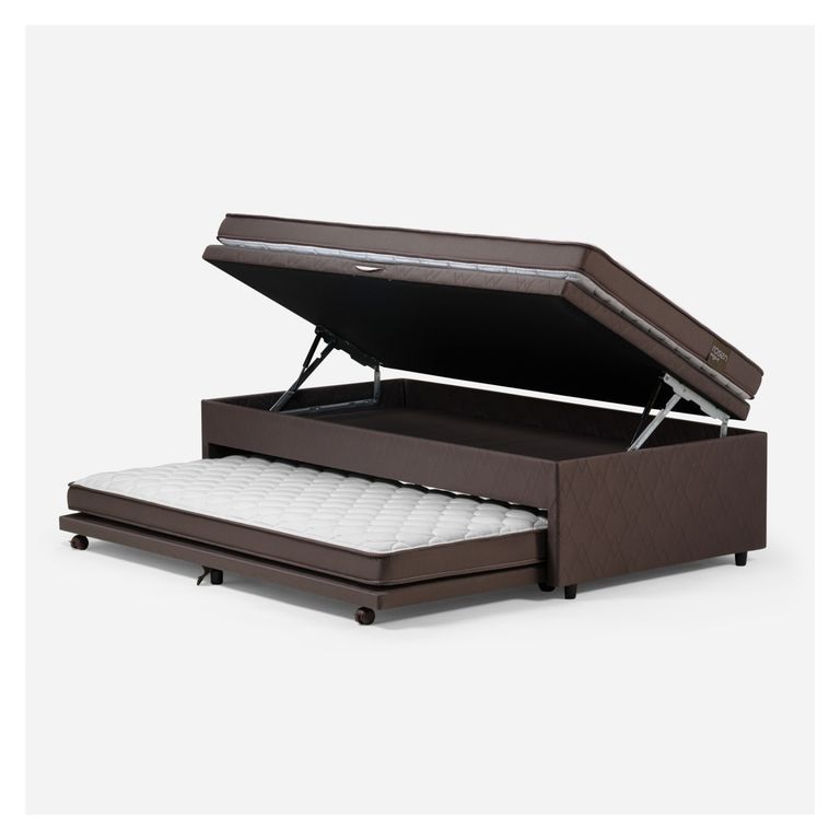 Cama Baúl New Ergo T 1.5 Plazas X 2.00 Mt