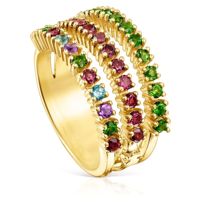 TOUS - Anillo Straight Triple Mujer Tous