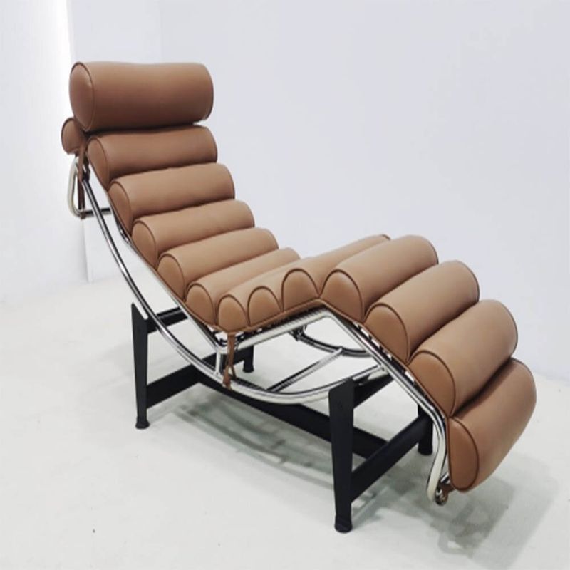  - Sillon Reposera LC4 Le corbusier Lounge Brown IZ