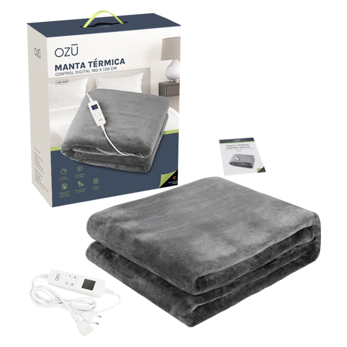 OZU - Manta Térmica con Control Digital Ozu