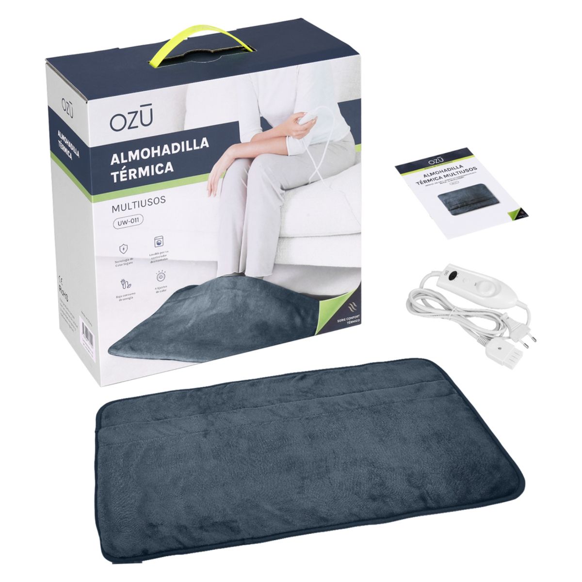 OZU - Almohadilla Térmica Para Pies Eléctrica Ozu