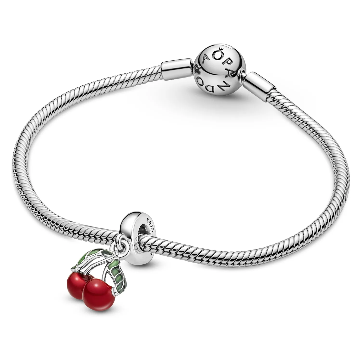 PANDORA Charm Colgante Cerezas Asimetricas Mujer Pandora
