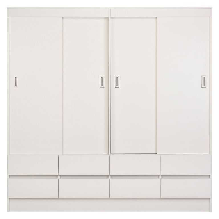 Clóset Maule 4 Puertas Corredera 8 Cajones