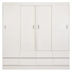 CIC - Clóset Maule 4 Puertas Corredera 8 Cajones