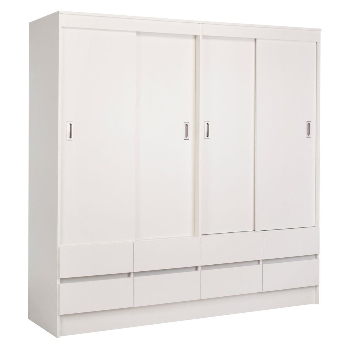 CIC - Clóset Maule 4 Puertas Corredera 8 Cajones Cic