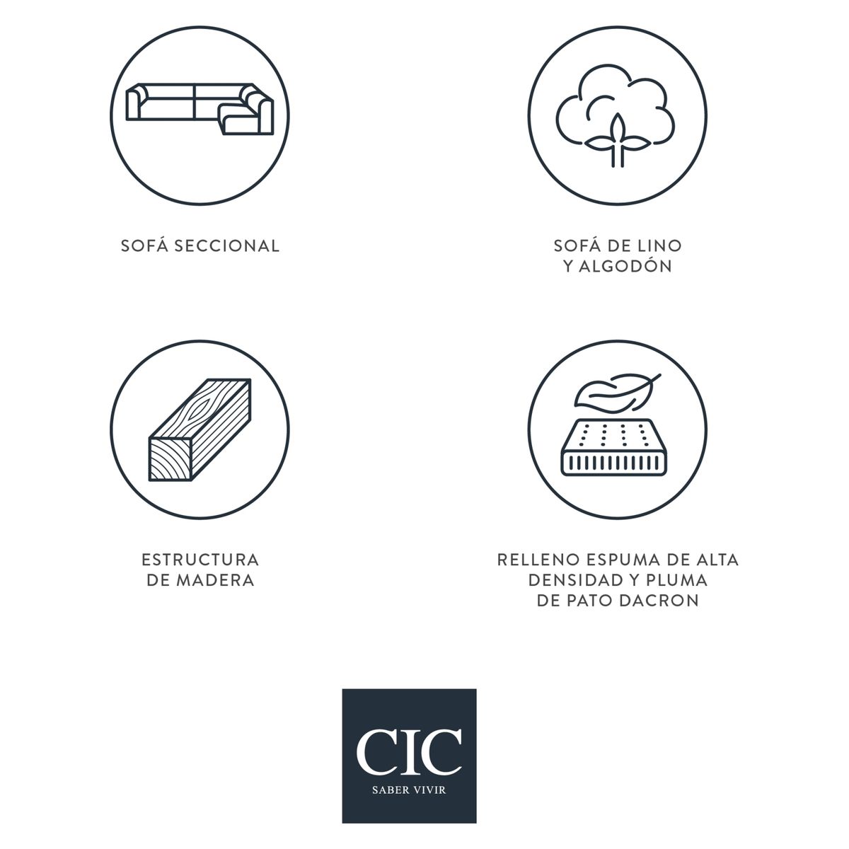 CIC - Sofá Seccional Relax Cic