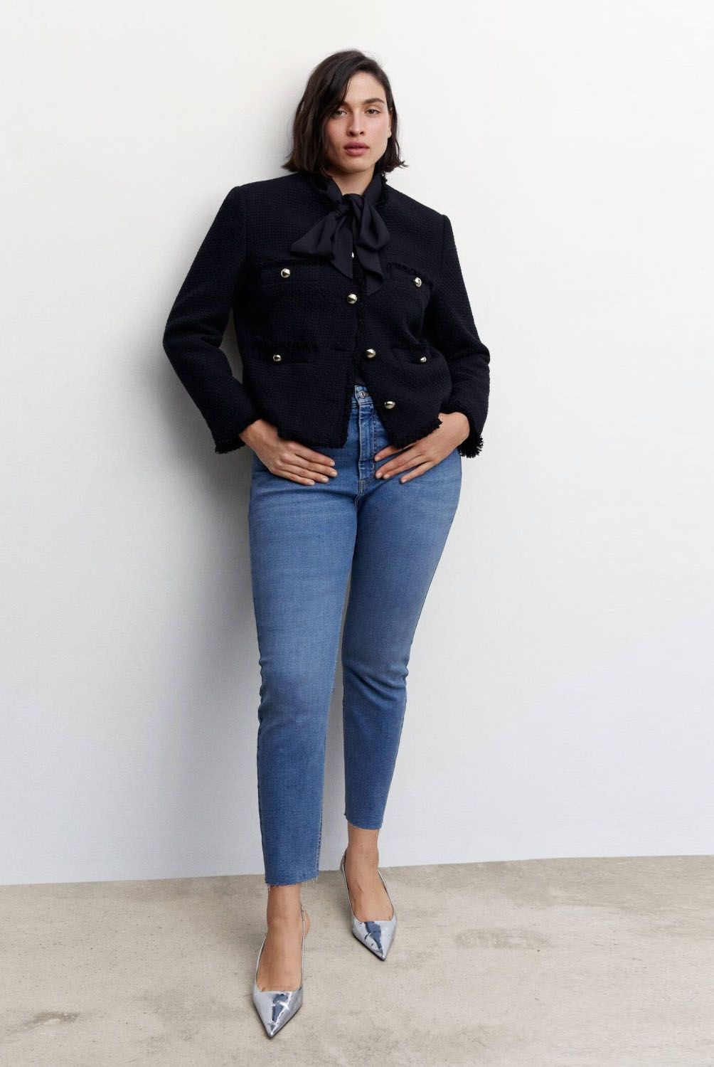 MANGO - Jeans Skinny Isa Tiro Medio Mujer Mango