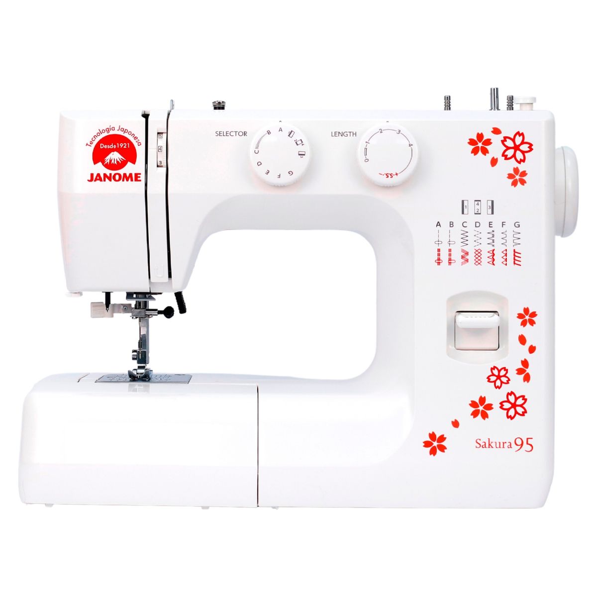 JANOME - Máquina de Coser Janome Sakura 95