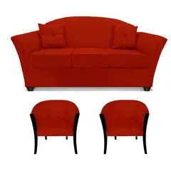 COMERCIALIZADORA ELEGANT DETAIL - Juego Living Óregon 3+1+1 Tel