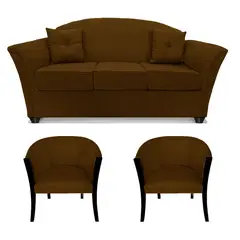 COMERCIALIZADORA ELEGANT DETAIL - Juego Living Óregon 3+1+1 Tel