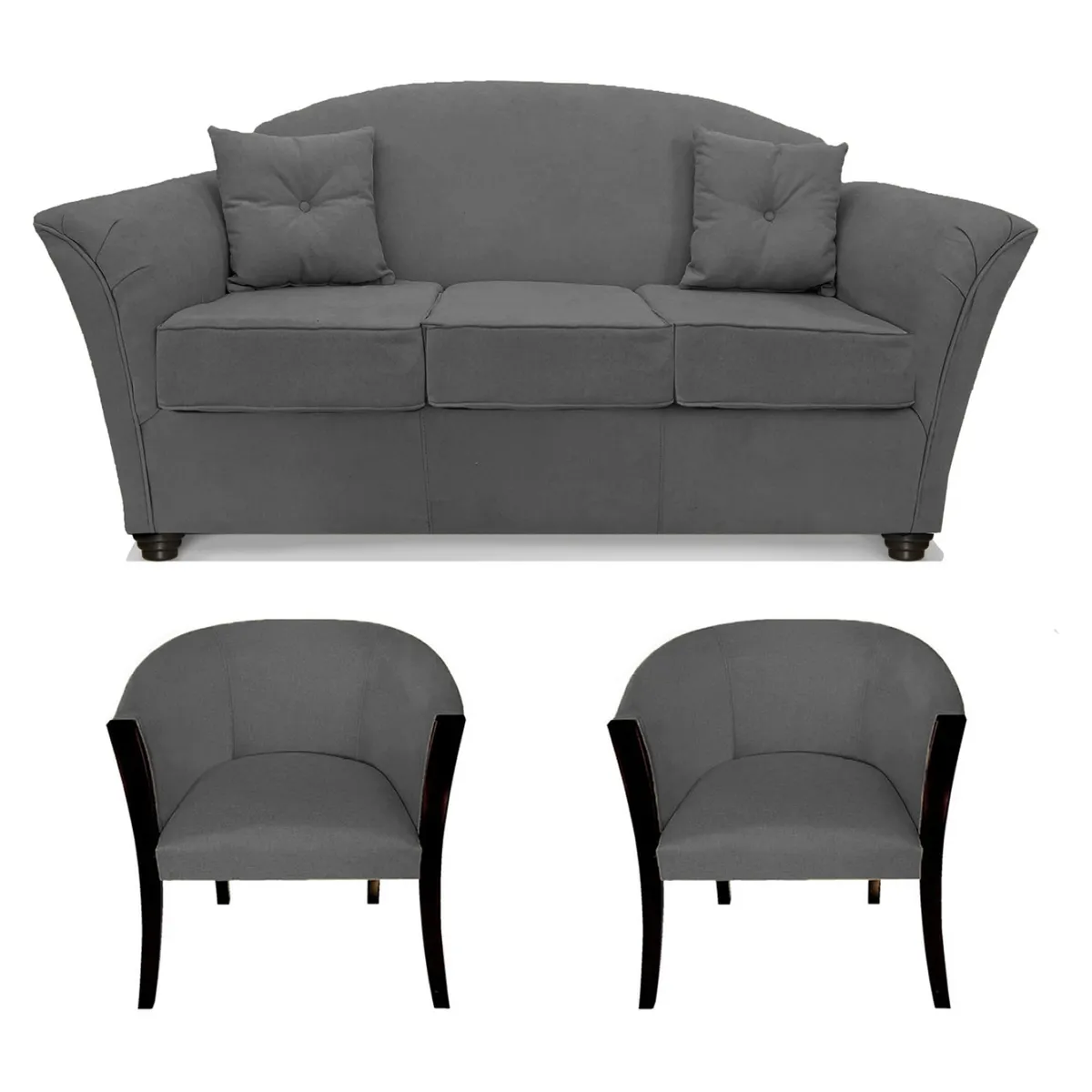 COMERCIALIZADORA ELEGANT DETAIL - Juego De Living Óregon 3+1+1 Tel Comercializadora Elegant Detail