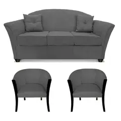 COMERCIALIZADORA ELEGANT DETAIL - Juego Living Óregon 3+1+1 Tel