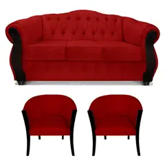 COMERCIALIZADORA ELEGANT DETAIL - Juego Living Orlando 3+1+1 Tel