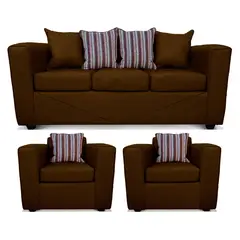 COMERCIALIZADORA ELEGANT DETAIL - Juego Living Santa Fé 3+1+1 Tel