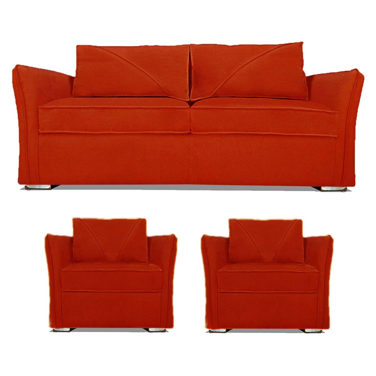 COMERCIALIZADORA ELEGANT DETAIL - Juego De Living Atlanta 3+1+1 Tel Comercializadora Elegant Detail