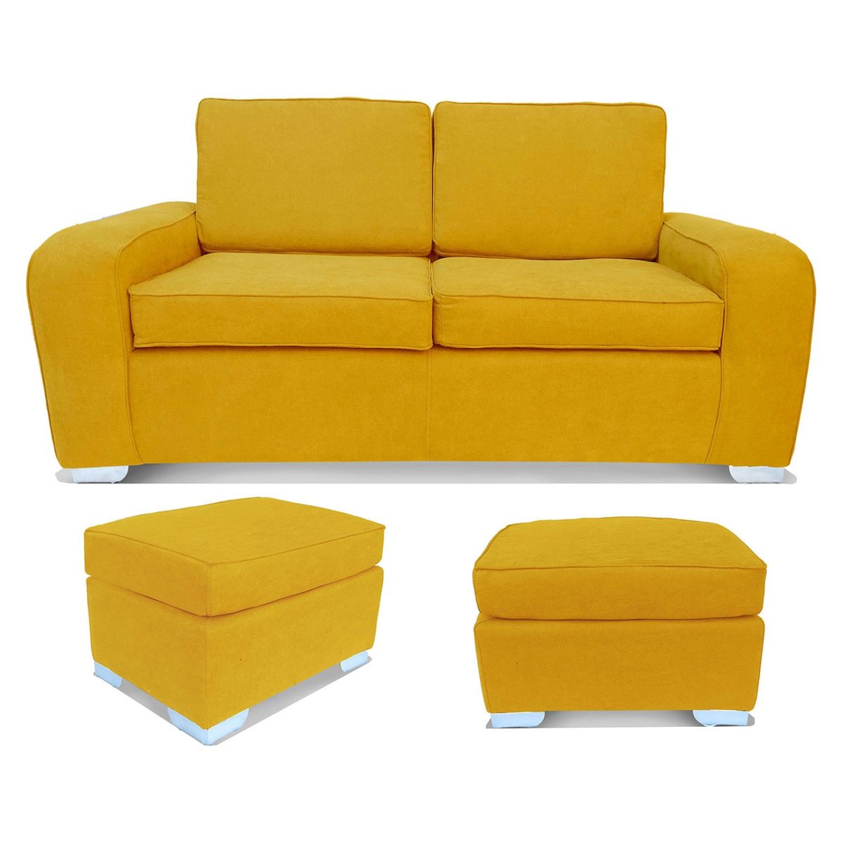 COMERCIALIZADORA ELEGANT DETAIL - Juego De Living Boston 3+1+1 Tel Comercializadora Elegant Detail