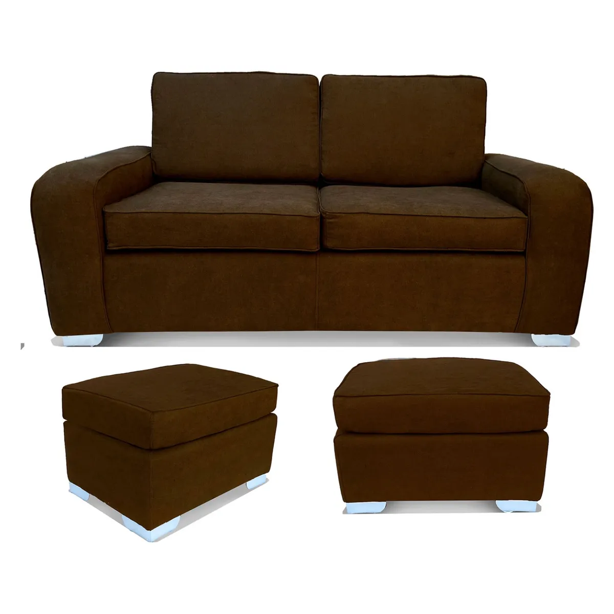 COMERCIALIZADORA ELEGANT DETAIL - Juego De Living Boston 3+1+1 Tel Comercializadora Elegant Detail