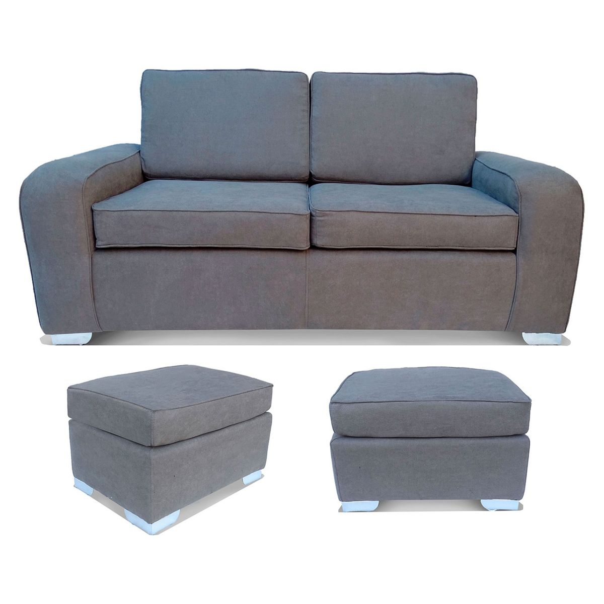 COMERCIALIZADORA ELEGANT DETAIL - Juego De Living Boston 3+1+1 Tel Comercializadora Elegant Detail