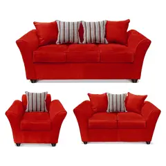 COMERCIALIZADORA ELEGANT DETAIL - Juego Living Minesota 3+2+1 Tel