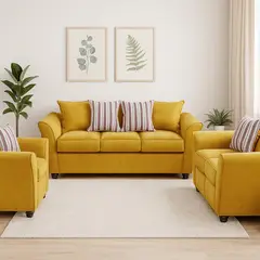 COMERCIALIZADORA ELEGANT DETAIL - Juego Living Minesota 3+2+1 Tel