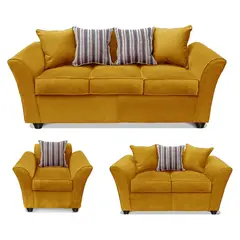 COMERCIALIZADORA ELEGANT DETAIL - Juego Living Minesota 3+2+1 Tel