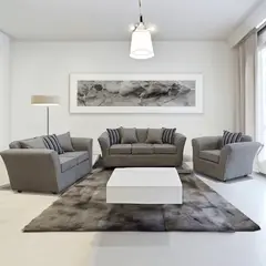 COMERCIALIZADORA ELEGANT DETAIL - Juego Living Minesota 3+2+1 Tel