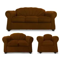 COMERCIALIZADORA ELEGANT DETAIL - Juego Living Marsella 3+2+1 Tel