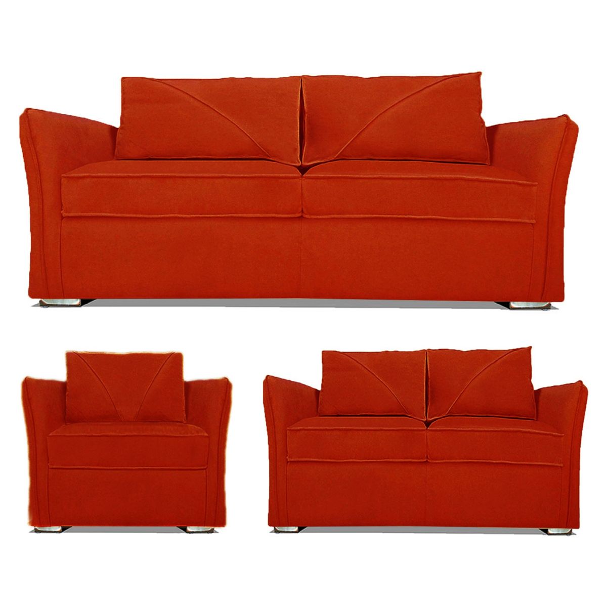 COMERCIALIZADORA ELEGANT DETAIL - Juego De Living Atlanta 3+2+1 Tel Comercializadora Elegant Detail