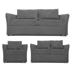 COMERCIALIZADORA ELEGANT DETAIL - Juego Living Atlanta 3+2+1 Tel